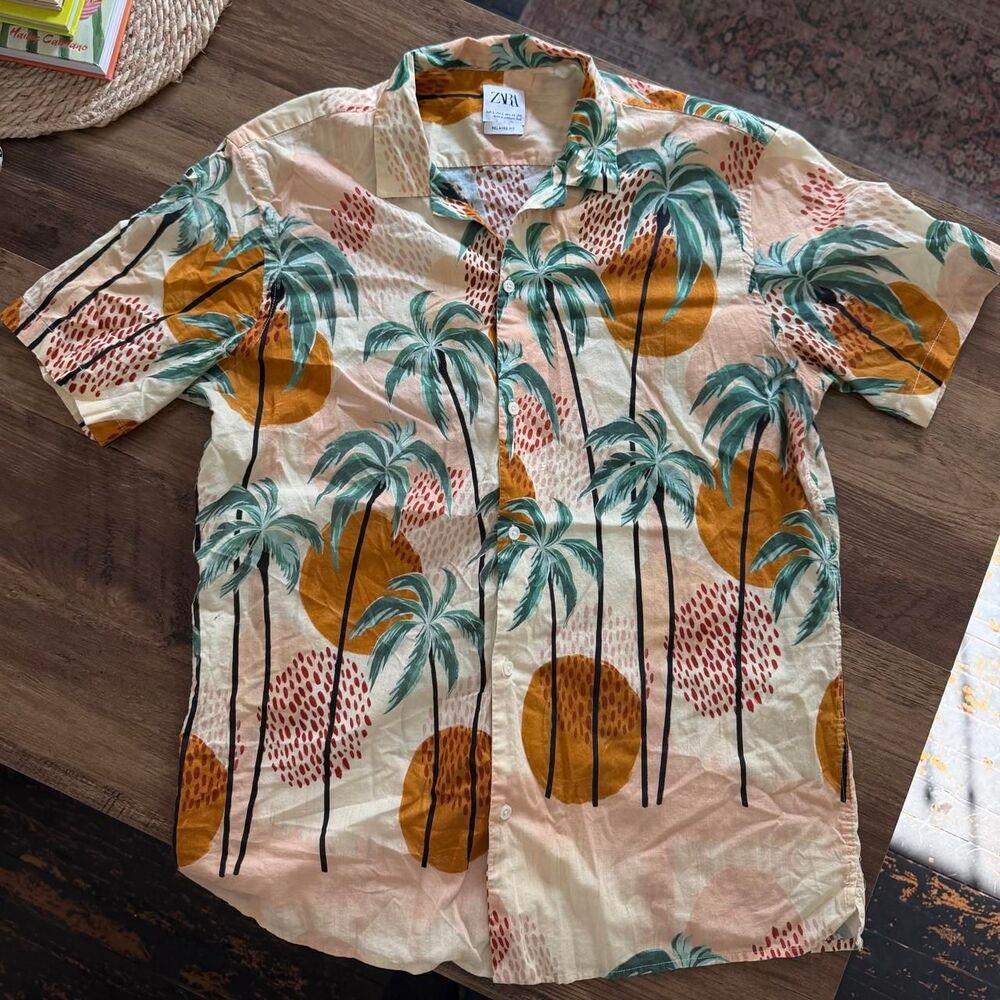 Zara men's button up shirt